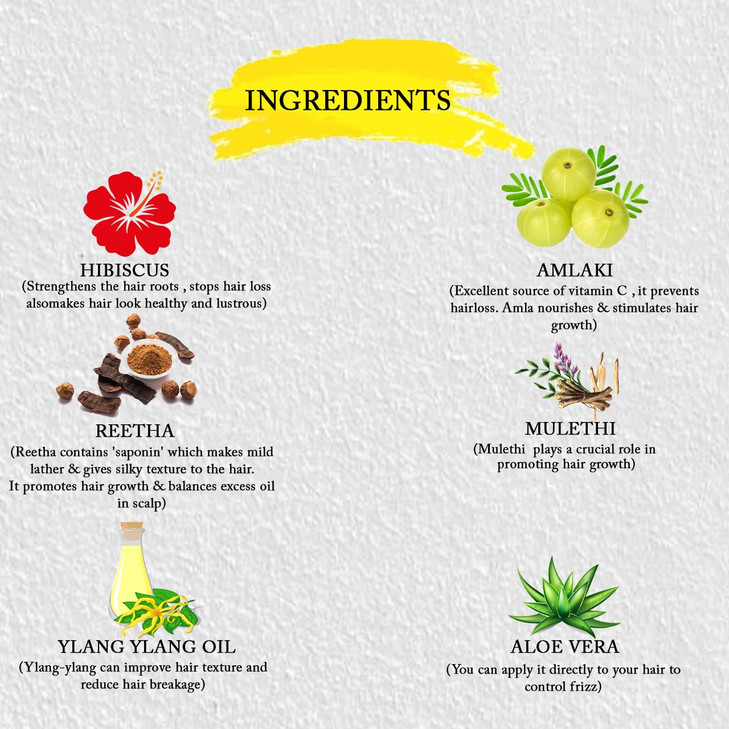 ROOTS AND HERBS Ayurvedic Hair Mask Natural Treatment 100% Vegan No Paraben Hibiscus Abundant Powder Hair Lep Home Spa Treatment Strong Hair - 3.52oz