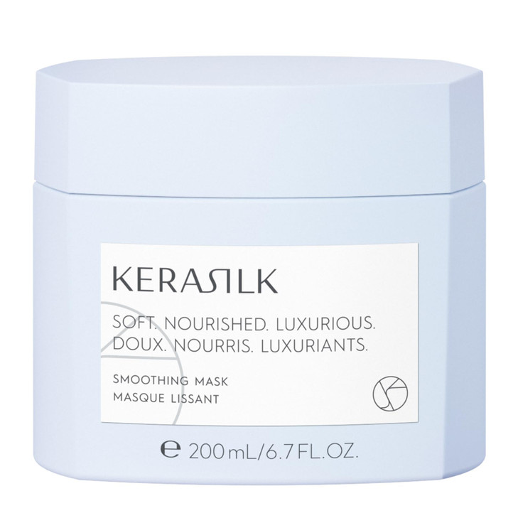 KERASILK Smoothing Mask | Tames Frizz & Smooths Strands |Intensely Nourishes & Deep Conditions | For Coarse, Frizzy & Unruly Hair | Improves Manageab