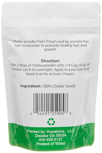 KOPABANA Authentic Chebe Powder Seeds | from Tchad 100% | Pure Unmixed Croton | Strong and Growth | Breakage 2oz