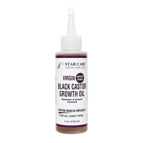 Star Care Virgin Growth Oil Retention & Growth Formula (Black Castor)