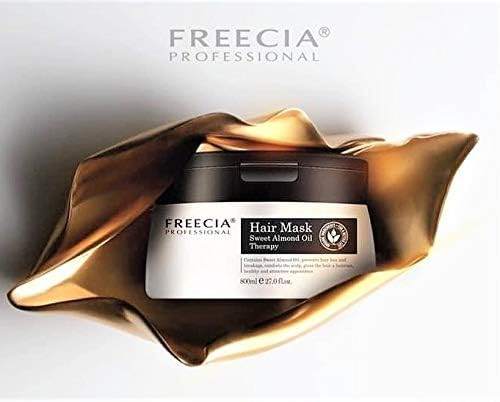 Freecia Professional Almond Oil Hair Conditioner, 27 Fluid Ounces, Deeply Hydrates and Nourishes Damaged Hair