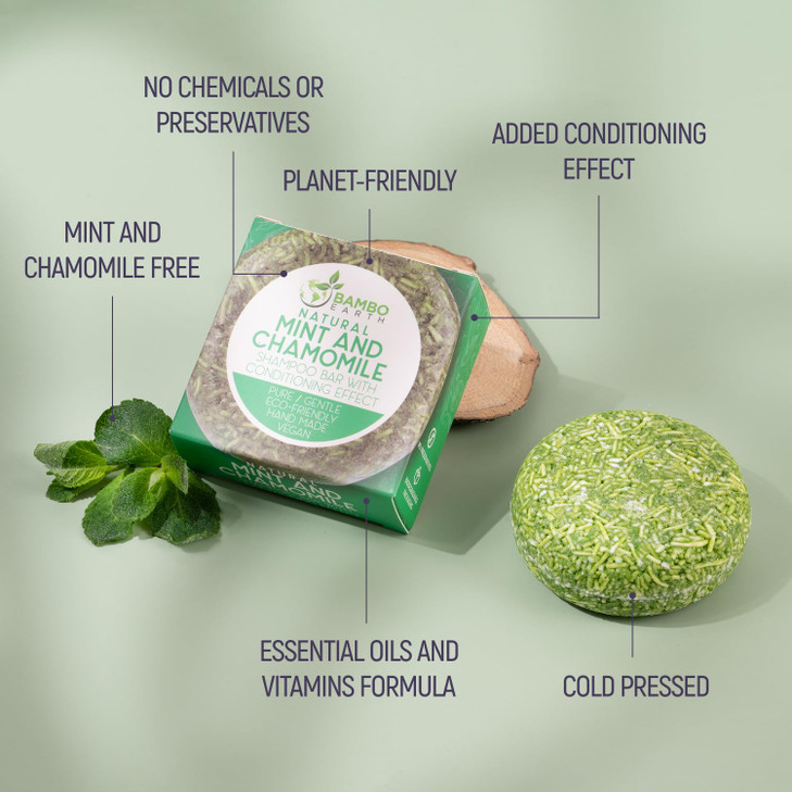 Solid Shampoo Bar And Conditioner Effect Hair Soap  100% Organic Shampoo Bars For Hair With All Natural Plant Based Essential Oils & Zero Waste Biod