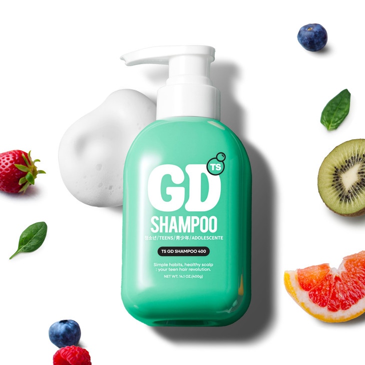 TS GD Shampoo for Flake Prone, Uncomfortable Scalp (14.1 Fl Oz) For Youth & Teens | Gentle Scalp-Care Routine | Silicone, SLS, SLES Free | Korean Hai