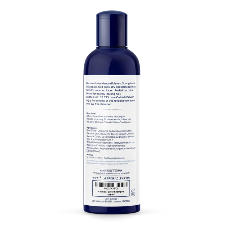 Silver Miracles - Colloidal Silver Shampoo Unscented