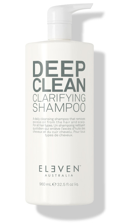 ELEVEN AUSTRALIA Deep Clean Clarifying Shampoo for Women & Men - Removes Build-Up, Detoxifies Scalp, Detox Shampoo with Sulfate-Free Formula for All