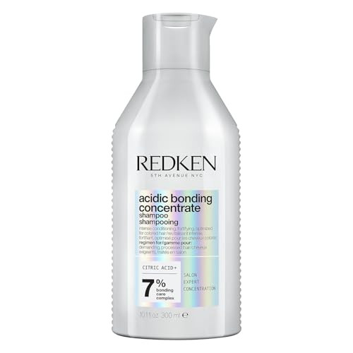 Redken Bonding Shampoo for Damaged Hair Repair | Strengthens and Repairs Weak and Brittle Hair | Acidic Bonding Concentrate | Safe for Color-Treated