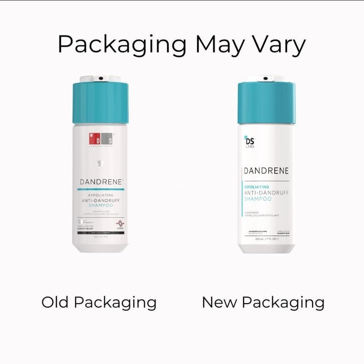 DS Labs Dandrene Dandruff Shampoo, 205mL - for Flaky, Itchy Scalp, Exfoliating Shampoo for Dry Scalp, Seborrheic Dermatitis & Scalp Psoriasis, Color