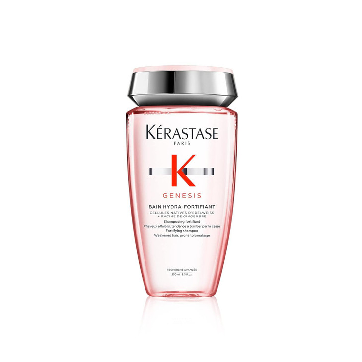 Kerastase Genesis Hydra-Fortifiant Shampoo For Weak or Damaged Hair - Anti-Breakage & Strengthening, Hydrates Hair, Silicone-Free, 8.5 Fl Oz