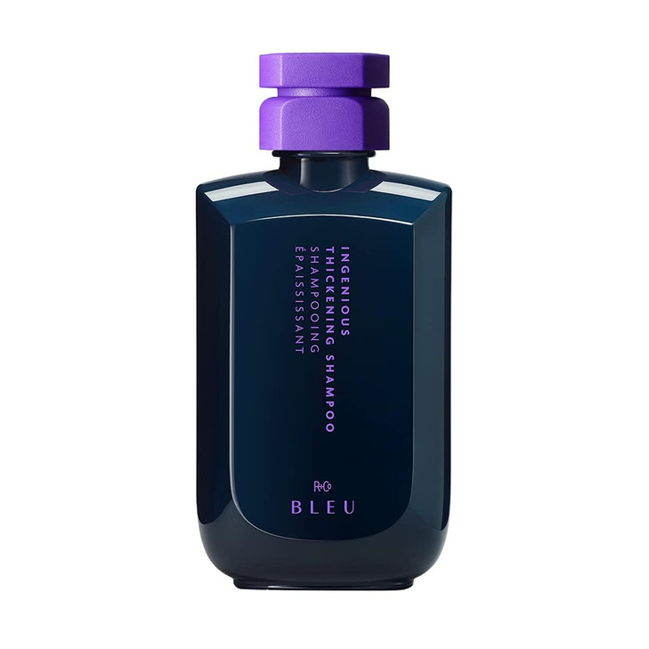 R+Co BLEU Ingenious Thickening Shampoo  Boosts Body, Bounce, and Shine for Fine Hair, Cleanses and Clarifies, Removes Product Buildup, Adds Instant