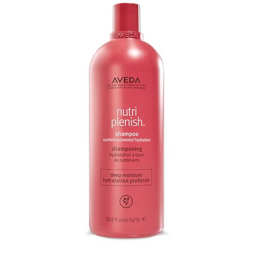 Aveda Nutriplenish Shampoo Deep Moisture | Superfood Shampoo for Dry Hair | Organic Pomegranate Oil, Coconut Oil, Mango Butter | 93% Naturally Derive