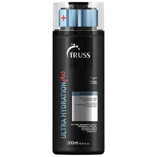 TRUSS Ultra Hydration PLUS Shampoo - For Color and Chemical Treated Hair - Restores Elasticity, Revitalizes, Adds Body & Shine to All Hair Types & Te