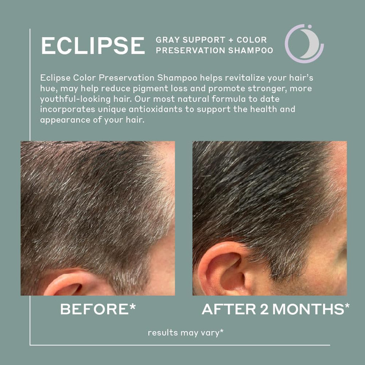 ZENAGEN Eclipse Color Preservation + Gray Support Shampoo | Enhances Hair Color Vibrancy, Reduces Gray Appearance, Nourishes & Strengthens Aging Hair