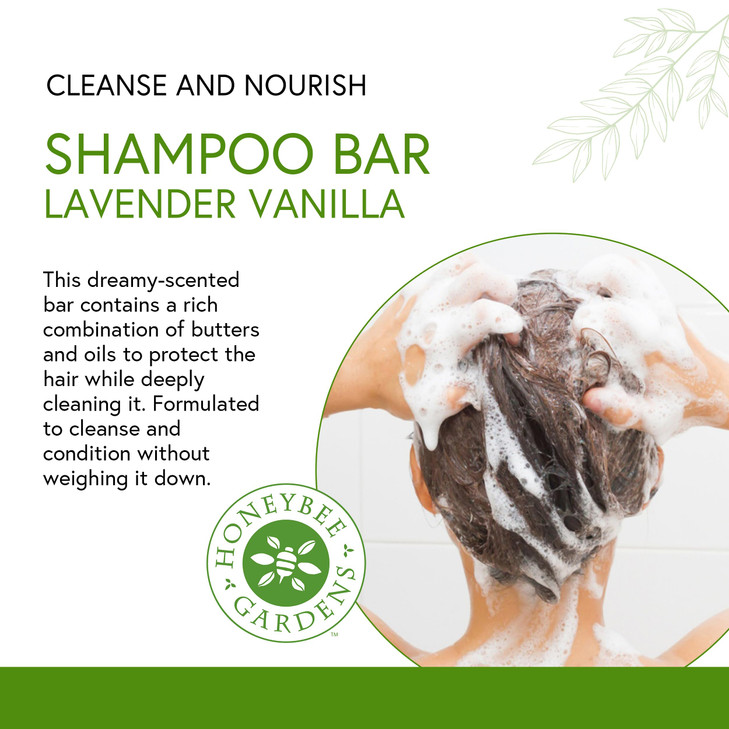 Honeybee Gardens Shampoo Bar, Sunny Citrus, Eco-Friendly, Sustainable, For All Hair Types, 2.3 oz