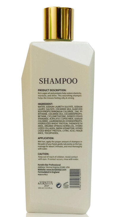 KERATIN BAR Organic Shampoo For Hair, Smoothing & Nourishing, Color & Keratin Safe, Paraben & Free, Hair Repair, Keratin Protein, Anti - Frizz (Argan