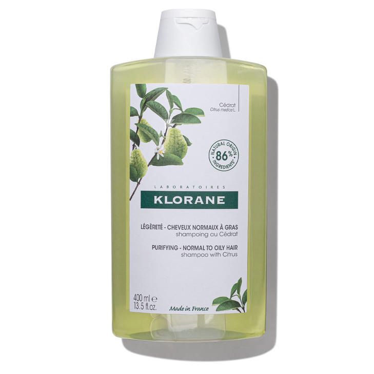 Klorane  Purifying Shampoo with Citrus  Clarifies & Detoxifies Hair & Scalp, Removes Buildup  Silicone, Paraben & Sulfate Free  13.5 fl. oz.