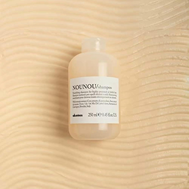 Davines NOUNOU Shampoo, Hydrating Gentle Cleansing Action for Highly-Processed, Chemically Treated, Dry, Damaged or Brittle Hair - Deep Nourishment R