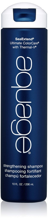 AQUAGE SeaExtend Strengthening Shampoo, For Fine Hair, Keeps Hair Full, Protected and Brings out Natural Texture, 10 fl. oz