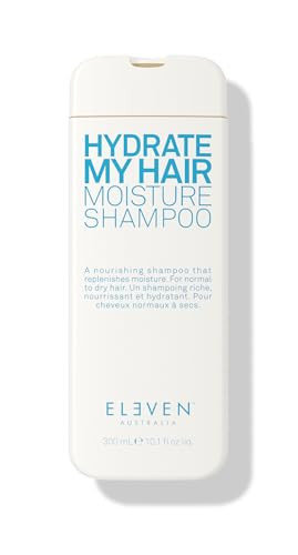 ELEVEN AUSTRALIA Hydrate My Hair Shampoo for Women & Men - Moisturizing, Color-Safe, Anti-Frizz, Nourishing Formula for Dry, Damaged Hair, Protects A
