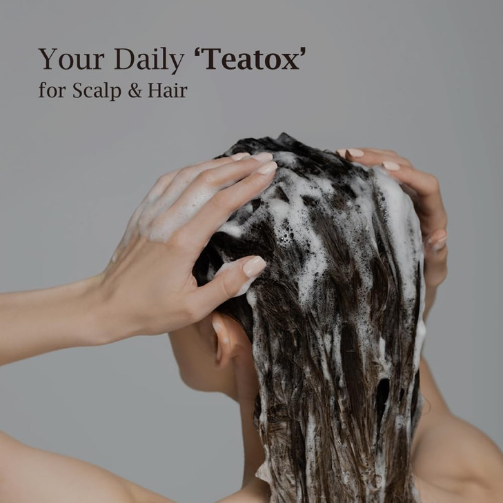 BRITISH M Kombucha Shampoo 25.36 fl. oz  Scalp Detox, Hydrate & Strengthen, Promote Hair Growth, Paraben & Sulfate-Free, Vegan Formula for All Hair