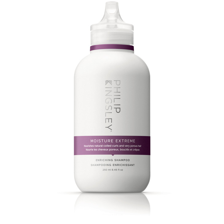 PHILIP KINGSLEY | Moisture Extreme Enriching Shampoo | For Curly, Dry, Damaged Hair | Moisturizes, Hydrates and Adds Shine| Detangles and Controls Fr