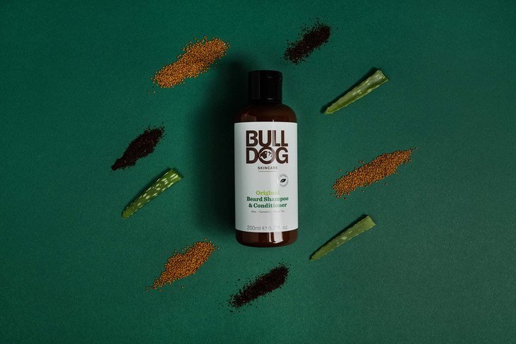 Bulldog Mens Skincare and Grooming Original Beard Shampoo and Conditioner, 6.7 Ounce