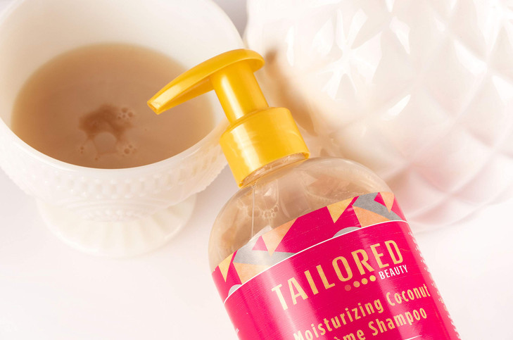 Tailored Beauty Moisturizing Coconut Crème Shampoo - Grow Strong Healthy Hair - 100% Natural Daily Shampoo with Coconut Oil For All Hair Textures & S