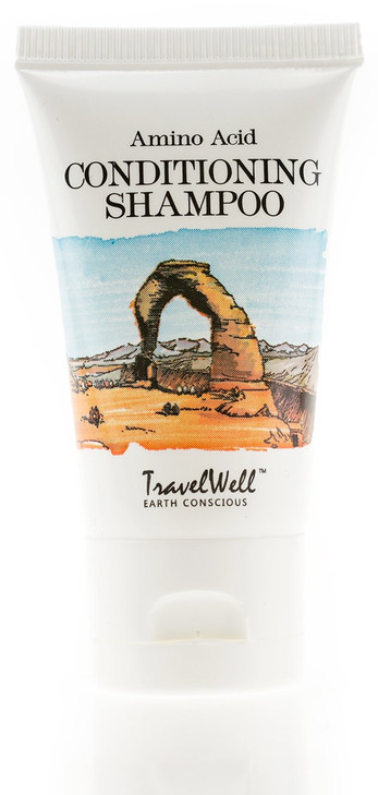 Travel Well 2-in-1 Shampoo & Conditioner Set - Mini Travel Set - Sulfate-Free Shampoo Conditioner - Bulk Hotel Toiletries, Individually Wrapped - 1 F