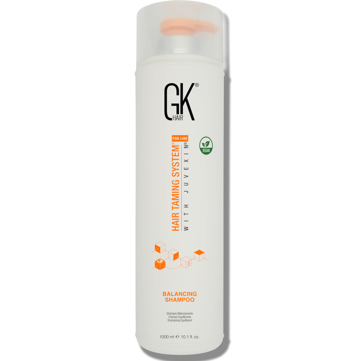 GK HAIR Balancing Shampoo Repairs Dry Damage For Oily Flaky Itchy Scalp Thinning Removes Impurities Deep Cleansing Natural Moisture Keratin Treatment