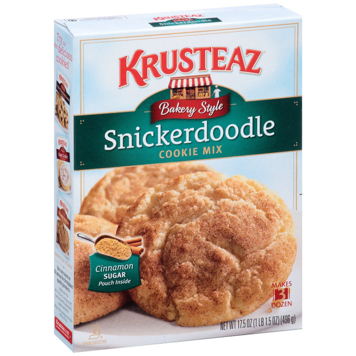 Krusteaz Bakery Style Snickerdoodle Cookie Mix 17.5 ounce (Pack of 1)