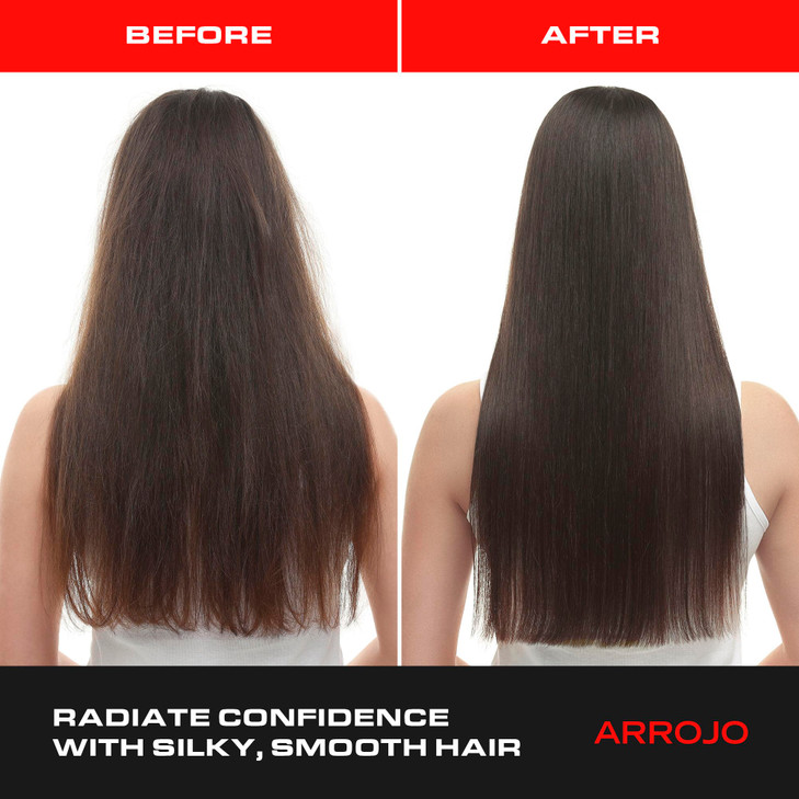 Arrojo Gentle Shampoo, 8.5oz  Sulfate Free Shampoo with Vitamin B5, Coconut, Avocado & Sesame Seed Oils  Moisturizing Cleanser for Keratin-Treated