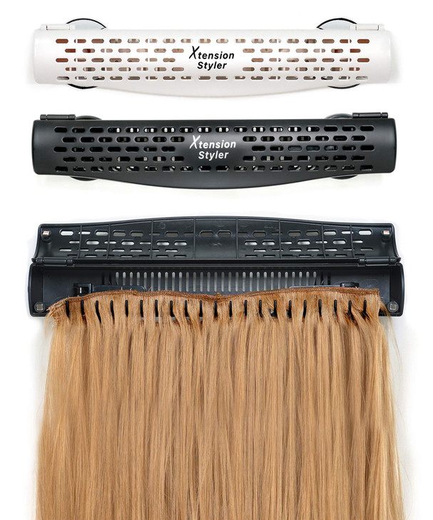 Hair Extension Holder and Hanger  Professional Hair Styling Tool and Extension Caddy for Washing, Coloring and Blow-Drying of Weft, Clip-In, Tape-In