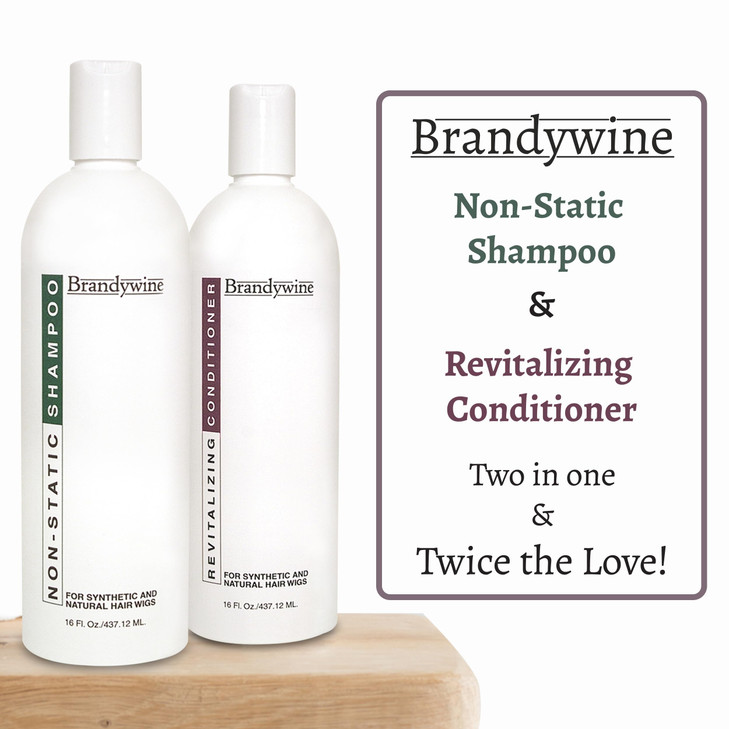 Non Static Shampoo & Revitalizing Conditioner 16 Ounce, Value Pack Bundle 2 items