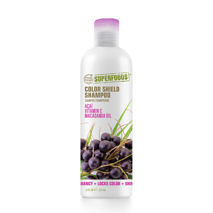 Petal Fresh SuperFoods Color Shield Shampoo (Açaí, Vitamin C & Macadamia Oil) | SuperFoods Beauty , clear