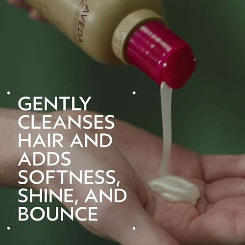 Aveda Cherry Almond Softening Shampoo | Gentle Daily Shampoo | for Normal to Dry Hair | 97% Naturally Derived* | Silicone Free | Iconic Cherry Almond