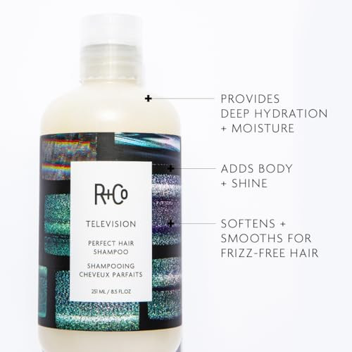 R+Co Television Perfect Hair Shampoo | Body + Shine + Smoothing for All Hair Types | Vegan + Cruelty-Free |