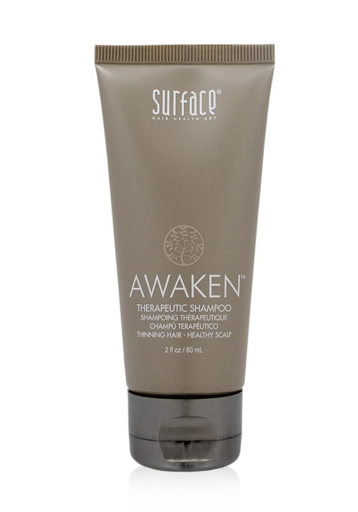 Surface Hair - Awaken Therapeutic Shampoo  Natural Ingredients for Thinning Hair and a Healthy Scalp - 2 fl oz