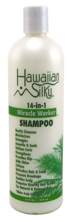 Hawaiian Tropic Tropic Silky 14 In 1 Miracle Worker Shampoo Gently Cleanses Moisture Hair 16oz, 16 Oz