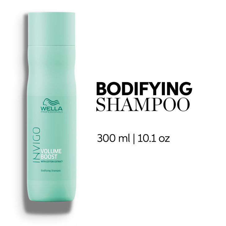 Wella Professionals Invigo Volume Boost Bodifying Shampoo | Added Volume for Fine Hair | 10.1 Fl Oz