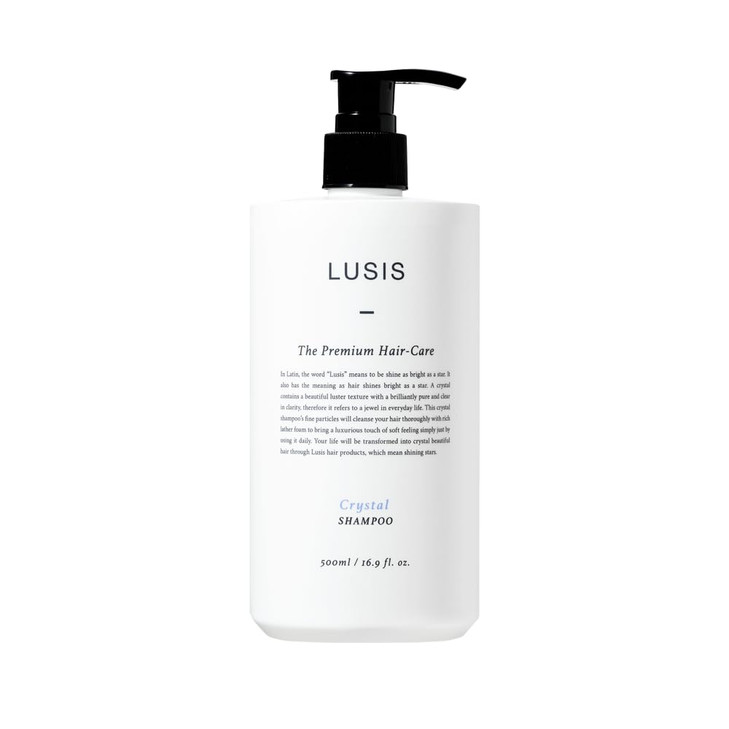 LUSIS, Crystal Shampoo, Hair Clinic, Scalp Care, Korea-approved shampoo for hair loss care, EWG green grade ingredients,500ml (K-Beauty Shampoo)