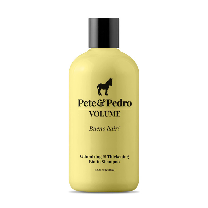 Pete & Pedro VOLUME SHAMPOO - Volumizing & Thickening Biotin Hair Strengthening Men's & Women Daily Cleansing Shampoo | Alcohol & Paraben Free | As S