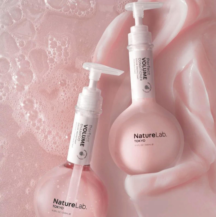 NatureLab.TOKYO Perfect Volume Shampoo & Conditioner Duo - Weightless Frizz Control for Smoother, Healthier Hair and Scalp I 11.5 FL OZ Each | $38 VA