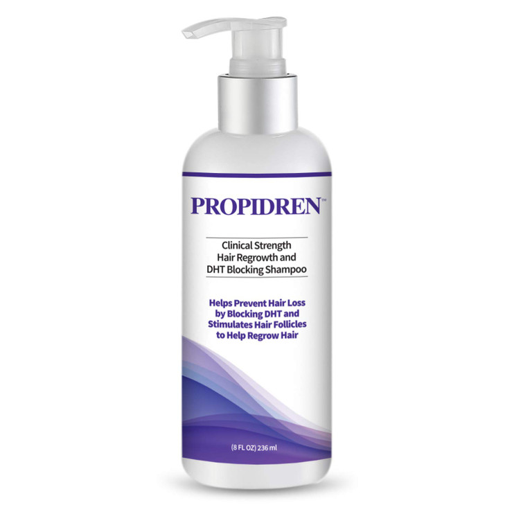 Hairgenics Propidren Hair Growth Shampoo with Biotin, Keratin, and Powerful DHT Blockers to Nourish, Stimulate Hair Follicles, and Regrow Thinning an