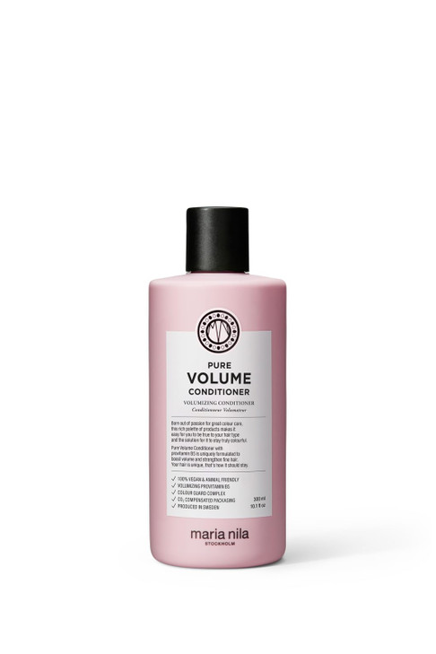 Maria Nila Pure Volume, Conditioner 10.1 Fl Oz, Vitamin B5 Gives Volume to Thin & Fine Hair, 100% Vegan & Sulfate/Paraben free