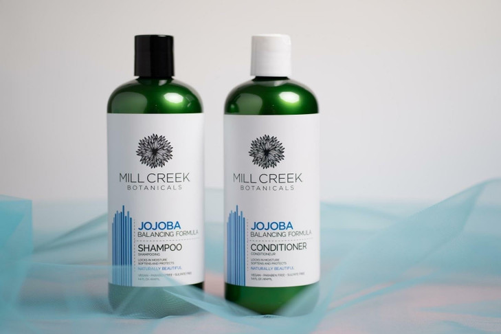 Mill Creek Botanicals Jojoba Shampoo and Conditioner Bundle