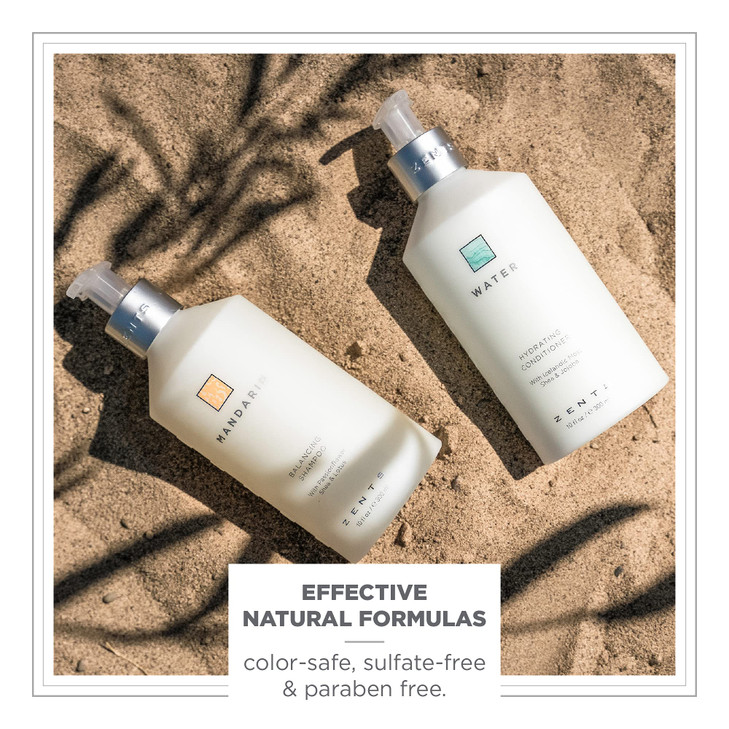 ZENTS Balancing Shampoo & Moisturizing Conditioner, Color Safe, Sulfate-Free Set for All Hair Types, 10 fl oz each