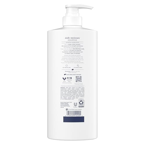 Dove Damage Therapy Shampoo Daily Moisture for Dry Hair with Bio-Protein Care Technology and Hyaluronic Serum 28 Fl Oz