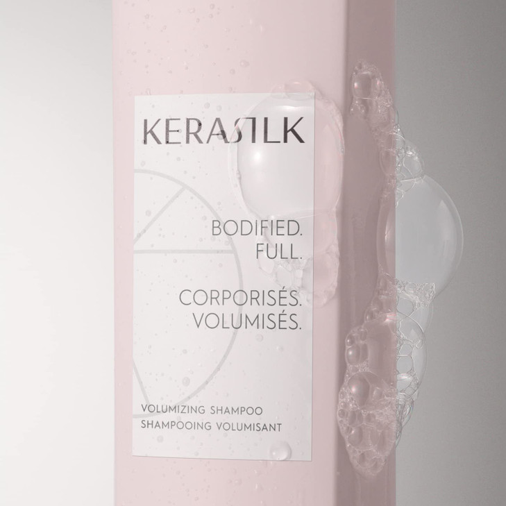 KERASILK Volumizing Shampoo | Provides Weightless Hydration | Enhances Volume | For Fine, Limp, Flat Hair | 250 ml