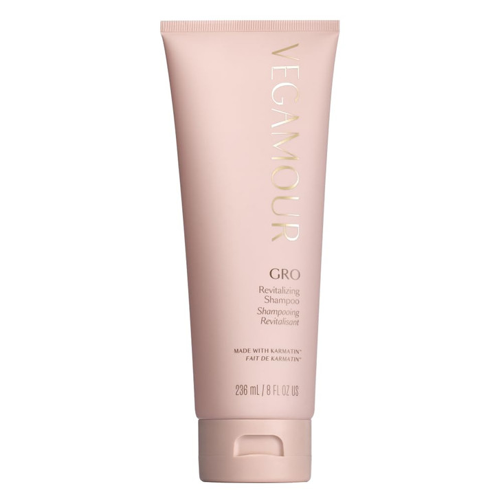 VEGAMOUR GRO Revitalizing Shampoo, Support Thicker, Fuller Looking Hair, Shampoo Formulated Without Sulfates for Thinning Hair with Vegan Keratin, Na