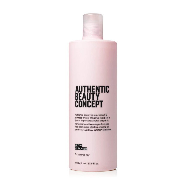 Authentic Beauty Concept Glow Cleanser | Cleansing Shampoo for Color Treated Hair | Color-Preserving | Moisturizes Colored Hair | Vegan & Cruelty-fre