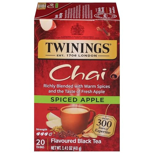 TWININGS TEA, TEA,CHAI,SPICED APPLE 20 BAG